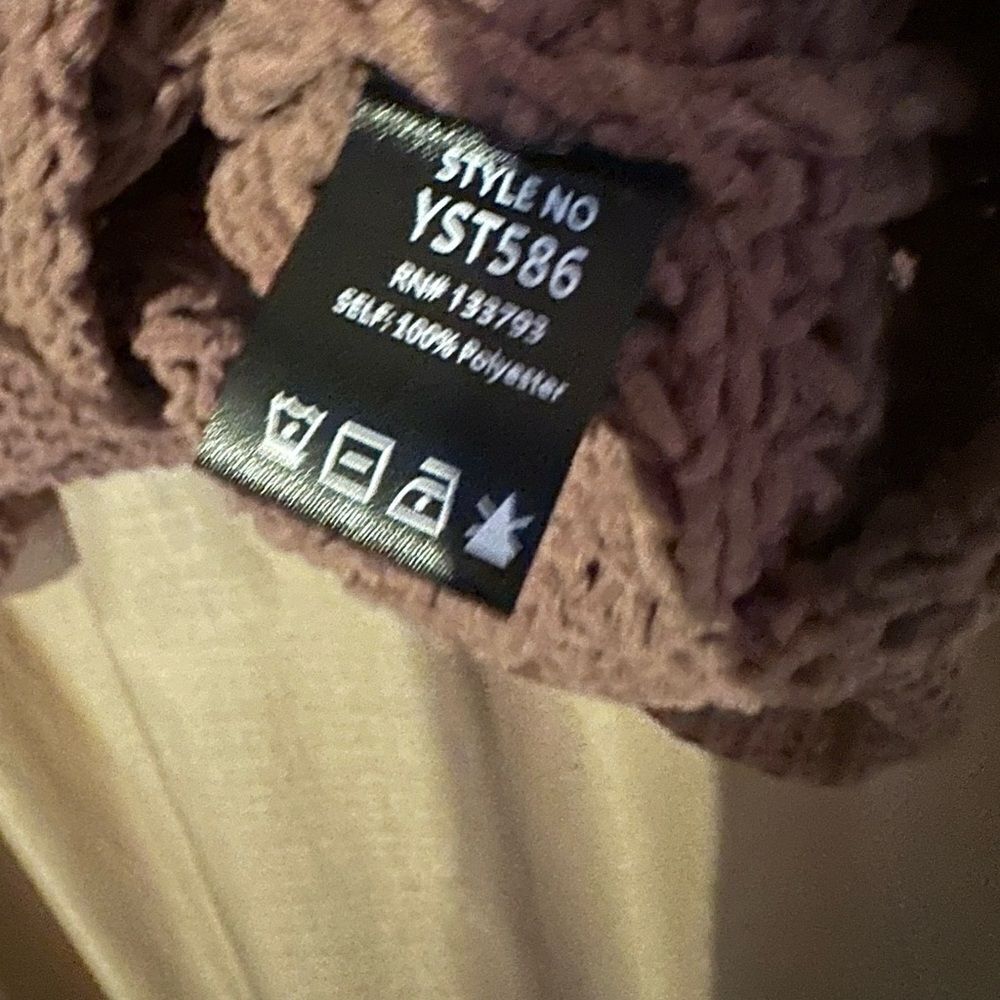 POL Answer All My Questions Brown Knit Crew Neck Sweater - Picture 4 of 6